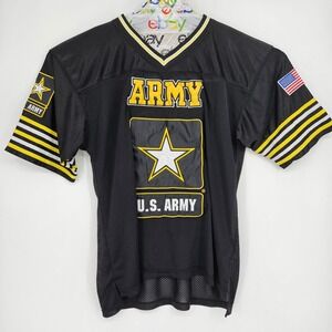 Vintage Army Jersey Mens Large JWM Good To Go‎ Military Football Black